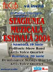 Stagiune estivala in parcul Cismigiu